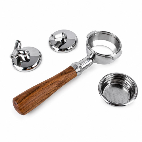 FAQ - Domande sul prodotto  Portafiltro 3 in 1 4Barista 58 mm – E61 (manico in legno)