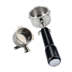 Portafiltro a doppio beccuccio 4Barista 51 mm – De’Longhi Dedica (manico nero)