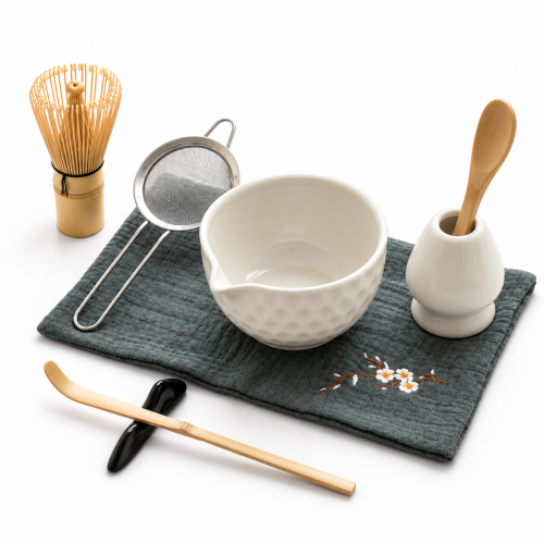 Matcha set 4Barista (white) – un servizio in ceramica per preparare il tè matcha 