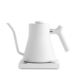 Fellow Ode + Stagg EKG bianco | Macinacaffè elettrico + bollitore Gooseneck