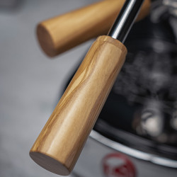La Pavoni wood handles kit (Legno olivo) – set di manopole