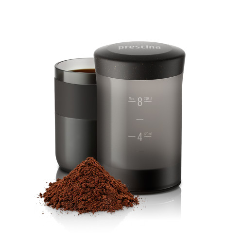 Wacaco Prestina (coal black) – una caffettiera portatile