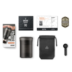 Wacaco Prestina (coal black) – una caffettiera portatile